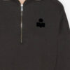 Ross Kurzes Sweatshirt aus Baumwolle mit Stehkragen