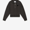 Ross Kurzes Sweatshirt aus Baumwolle mit Stehkragen