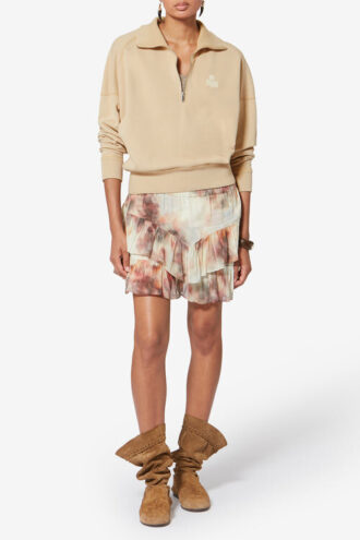 Ross Sweatshirt aus Baumwolle mit Stehkragen