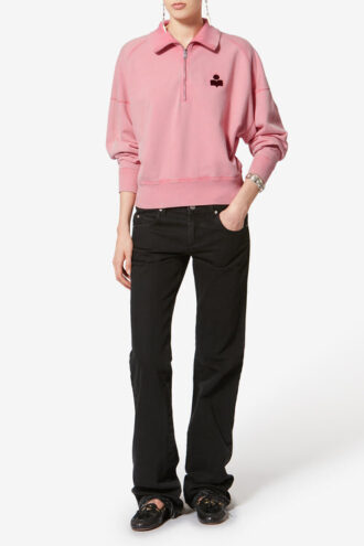 Ross Sweatshirt aus Baumwolle mit Stehkragen
