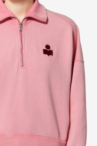 Ross Sweatshirt aus Baumwolle mit Stehkragen