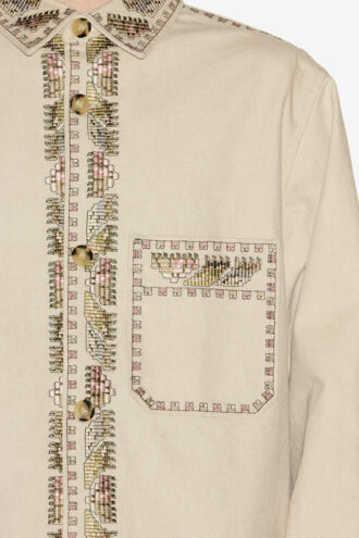 Rudy Besticktes Baumwoll-Overshirt Rudy Besticktes Baumwoll-Overshirt