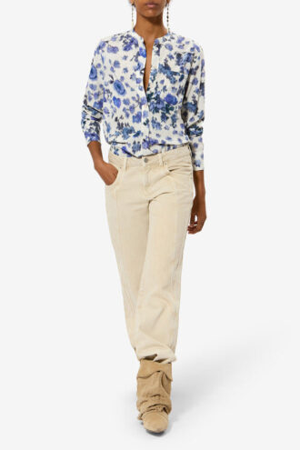 Rusak Seidenbluse mit Rosenprint Rusak Seidenbluse mit Rosenprint