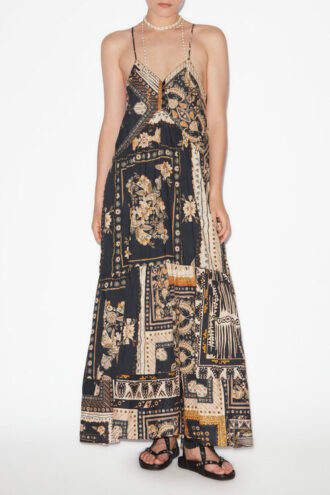 Sabba Langes Trägerkleid mit Bandana-Print Sabba Langes Trägerkleid mit Bandana-Print
