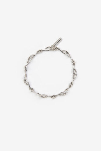 Sachi Kettenarmband aus silberfarbenem Messing