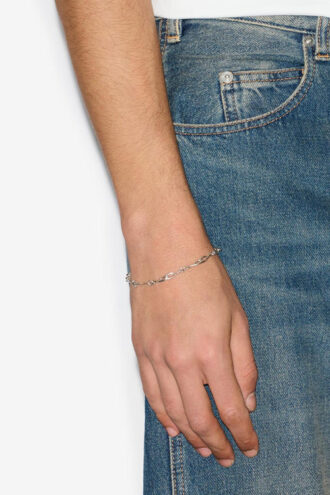 Sachi Kettenarmband aus silberfarbenem Messing