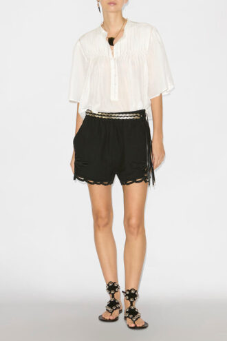 Safa Shorts mit durchbrochener Stickerei Safa Shorts mit durchbrochener Stickerei