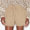 Safa Shorts mit durchbrochener Stickerei Safa Shorts mit durchbrochener Stickerei
