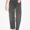 Salia Loose Fit Denim Jeans mit Reißverschlüssen Salia Loose Fit Denim Jeans mit Reißverschlüssen