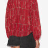 Salika Bedruckte und geraffte Baumwollvoile-Bluse Salika Bedruckte und geraffte Baumwollvoile-Bluse