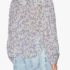 Salika Bedruckte und geraffte Baumwollvoile-Bluse Salika Bedruckte und geraffte Baumwollvoile-Bluse