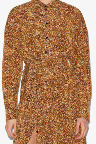 Samantha Langes Krepp-Hemdkleid