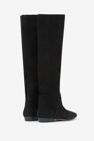 Sayla Flache Wildlederstiefel