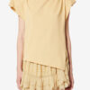 Sebani Asymmetrisches Baumwoll-T-Shirt Sebani Asymmetrisches Baumwoll-T-Shirt