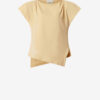 Sebani Asymmetrisches Baumwoll-T-Shirt Sebani Asymmetrisches Baumwoll-T-Shirt