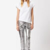Sebani Gepolstertes asymmetrisches T-Shirt Sebani Gepolstertes asymmetrisches T-Shirt