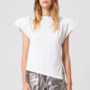 Sebani Gepolstertes asymmetrisches T-Shirt Sebani Gepolstertes asymmetrisches T-Shirt