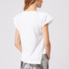 Sebani Gepolstertes asymmetrisches T-Shirt Sebani Gepolstertes asymmetrisches T-Shirt