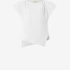 Sebani Gepolstertes asymmetrisches T-Shirt Sebani Gepolstertes asymmetrisches T-Shirt