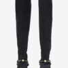 Selize Overknee-Stiefel mit flachem Absatz aus Wildkalbsleder Selize Overknee-Stiefel mit flachem Absatz aus Wildkalbsleder