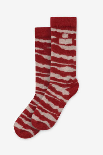 Shona Socken mit Zebramuster