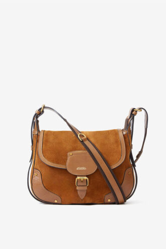 Sierra S Messenger Bag aus Kalbswildleder