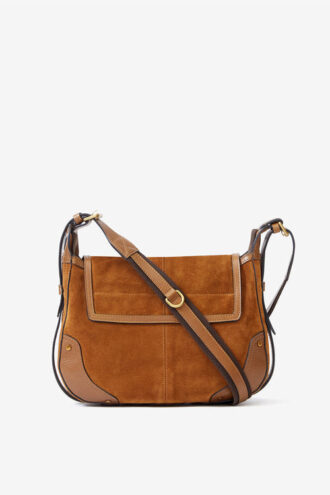Sierra S Messenger Bag aus Kalbswildleder
