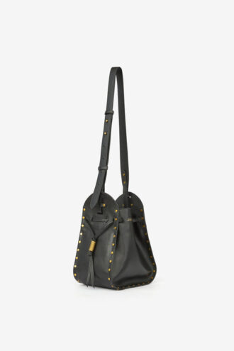 Silao Bucket Bag aus glattem Rindsleder
