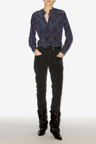 Sima Bedruckte Seidenbluse Sima Bedruckte Seidenbluse