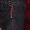 Siyen Drapierter Jeans-Minirock