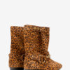 Stania Stiefel aus Kalbswildleder mit flachem Absatz und Print Stania Stiefel aus Kalbswildleder mit flachem Absatz und Print
