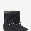 Stania Stiefel mit flachem Absatz aus Wildleder Stania Stiefel mit flachem Absatz aus Wildleder