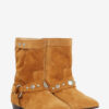 Stania Stiefel mit flachem Absatz aus Wildleder Stania Stiefel mit flachem Absatz aus Wildleder