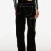 Stelyna Denim-Jeans im Wide-Leg-Samt-Stil Stelyna Denim-Jeans im Wide-Leg-Samt-Stil