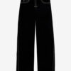 Stelyna Denim-Jeans im Wide-Leg-Samt-Stil Stelyna Denim-Jeans im Wide-Leg-Samt-Stil