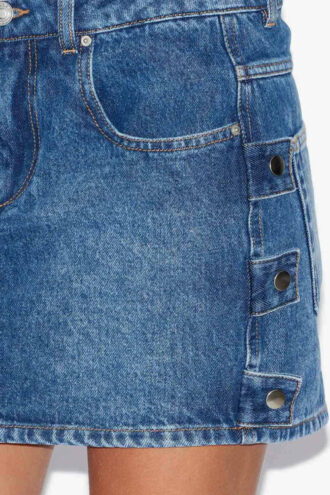 Stessy Kurzer Jeansrock