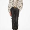 Syra Seidenbluse mit grafischem Muster Syra Seidenbluse mit grafischem Muster
