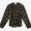 Syra Seidenbluse mit grafischem Muster Syra Seidenbluse mit grafischem Muster