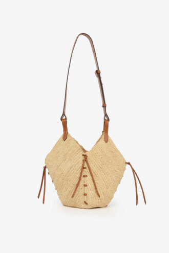 Tampa Mini-Umhängetasche aus Raffia