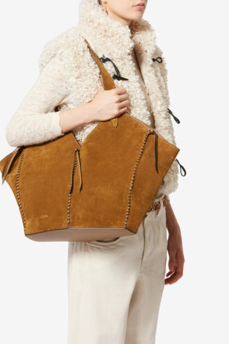 Tasche aus Wildleder