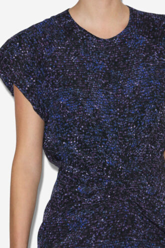 Terena Midi-Kleid aus bedruckter Seide Terena Midi-Kleid aus bedruckter Seide
