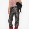 Thea Bedrucktes Leinen-Tanktop