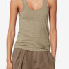 Thea Gestreiftes T-Shirt aus Baumwolle und Leinen Thea Gestreiftes T-Shirt aus Baumwolle und Leinen