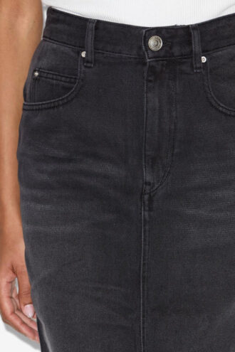 Tilauria Midirock aus feinem Denim