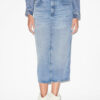 Tilauria Midirock aus feinem Denim