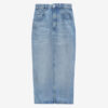 Tilauria Midirock aus feinem Denim