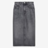 Tilauria Midirock aus feinem Denim