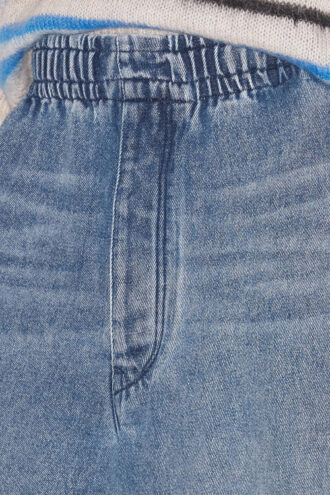 Timeo Fließende Jeans mit elastischem Bund Timeo Fließende Jeans mit elastischem Bund