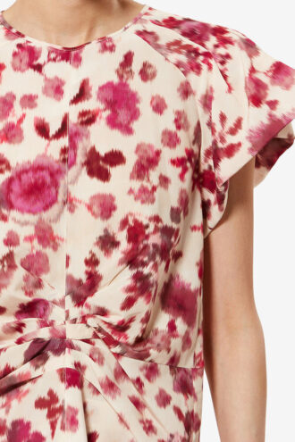 Tullya Seidentop mit Rosenprint Tullya Seidentop mit Rosenprint