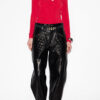 Vandalia Top aus gerafftem Jersey Vandalia Top aus gerafftem Jersey